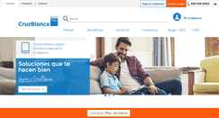Desktop Screenshot of cruzblanca.cl