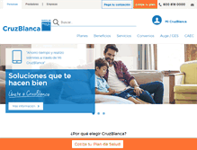 Tablet Screenshot of cruzblanca.cl