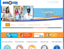 Tablet Screenshot of cruzblanca.com.co